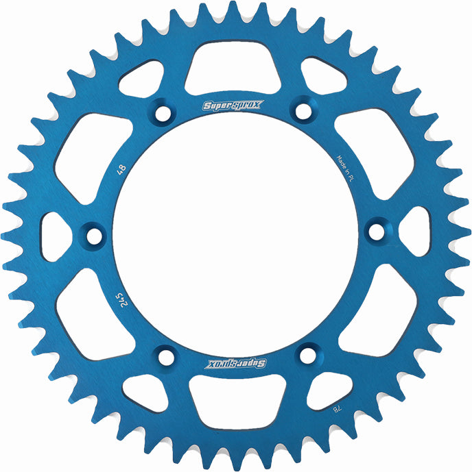 Supersprox Rear Sprocket Aluminum 48T-520 Blu Yam
