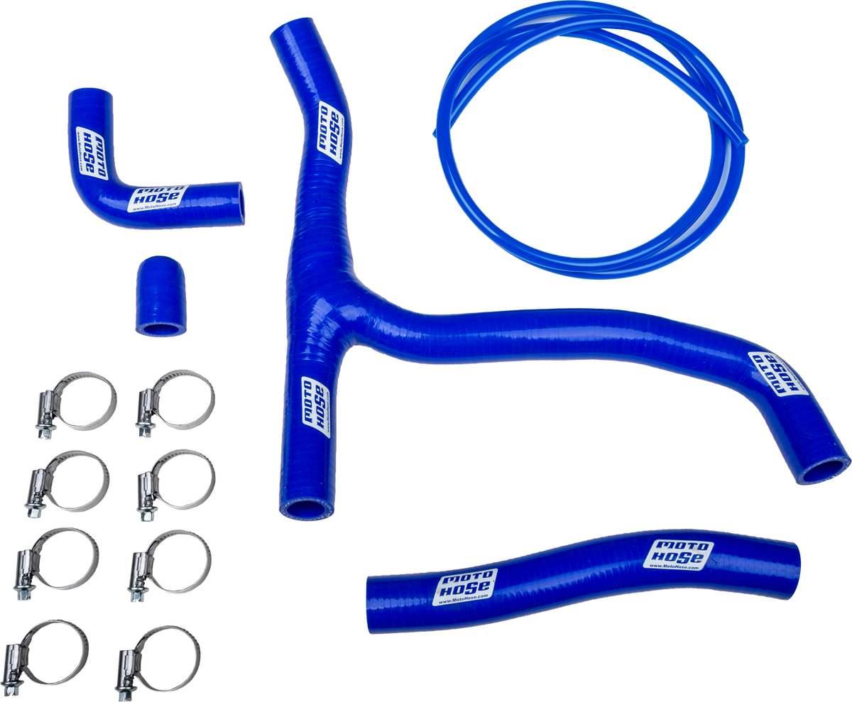Moto Hose Y Works Hose Kit Blue Hon