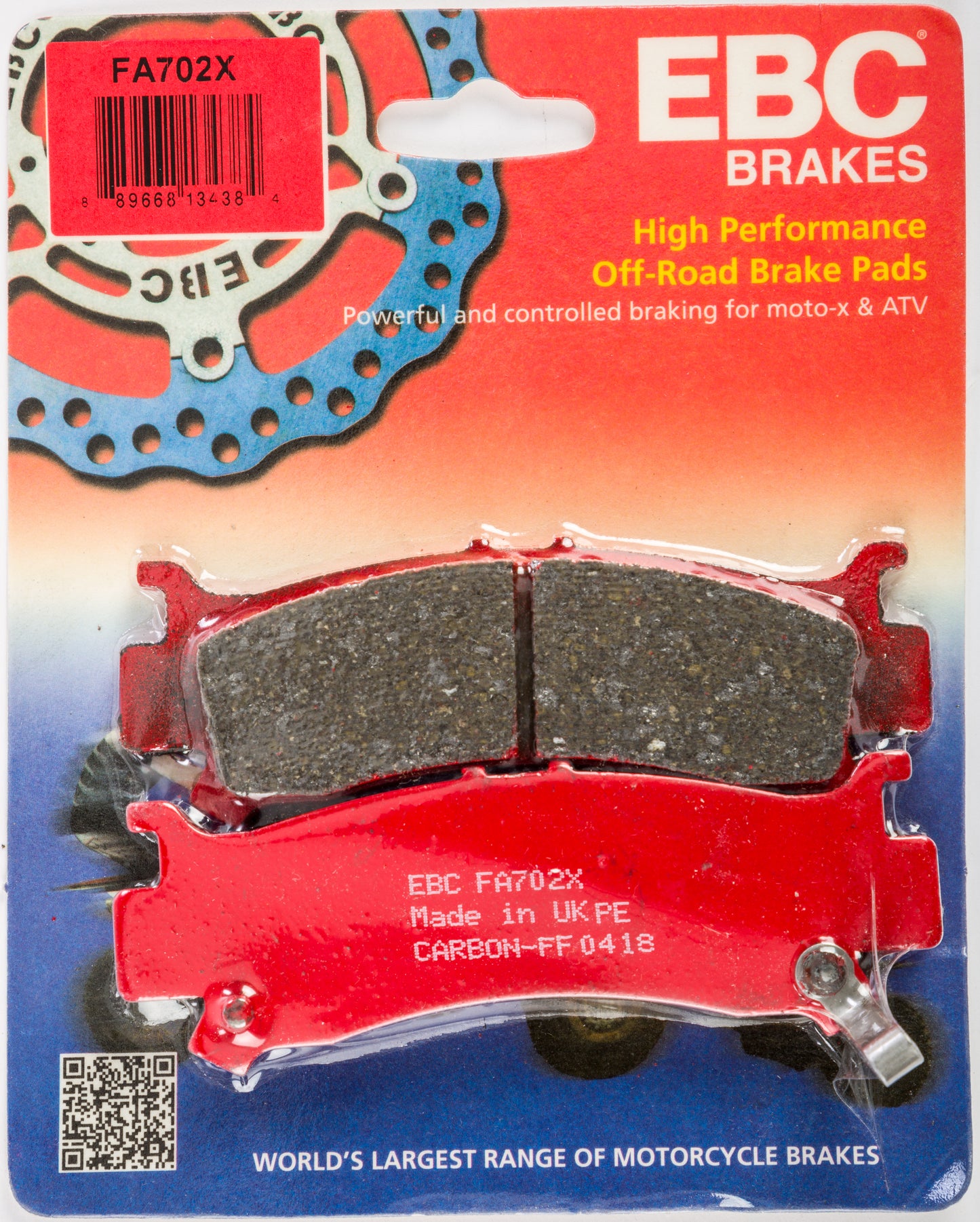 Ebc Brake Pads Fa702X Carbon X Series