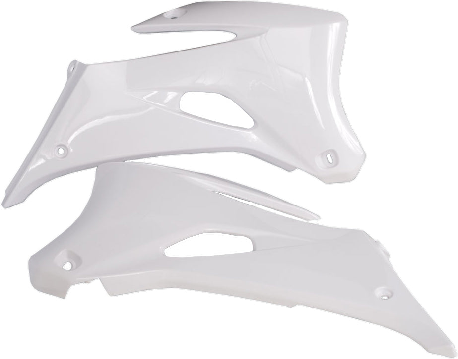 Acerbis Radiator Shrouds White • #1581-3806