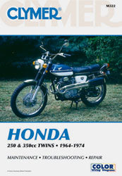 Clymer Repair Manual Hon 250-350Cc Twin