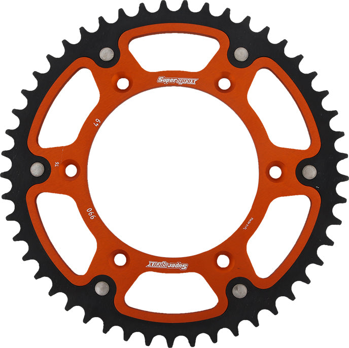 Supersprox Rear Stealth Sprocket Alu/Stl 49T-520 Org Husq/Ktm