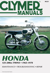 Clymer Repair Manual Hon 125-200Cc Twin