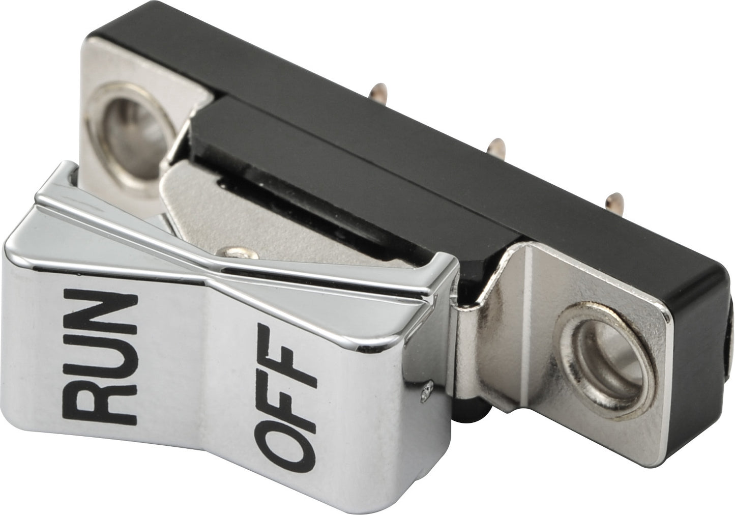 Harddrive Chrome Rocker Switch Run-Off 72-81 Blk Letters