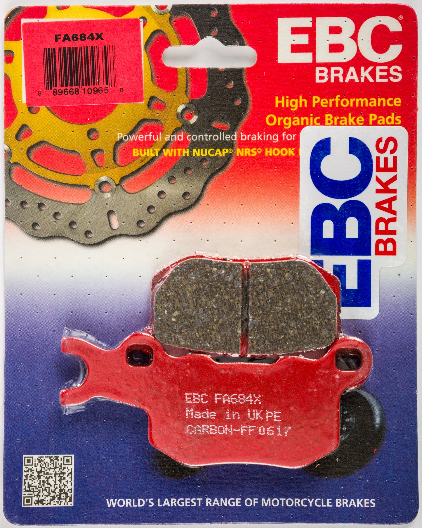 Ebc Brake Pads Fa684X Carbon X Series
