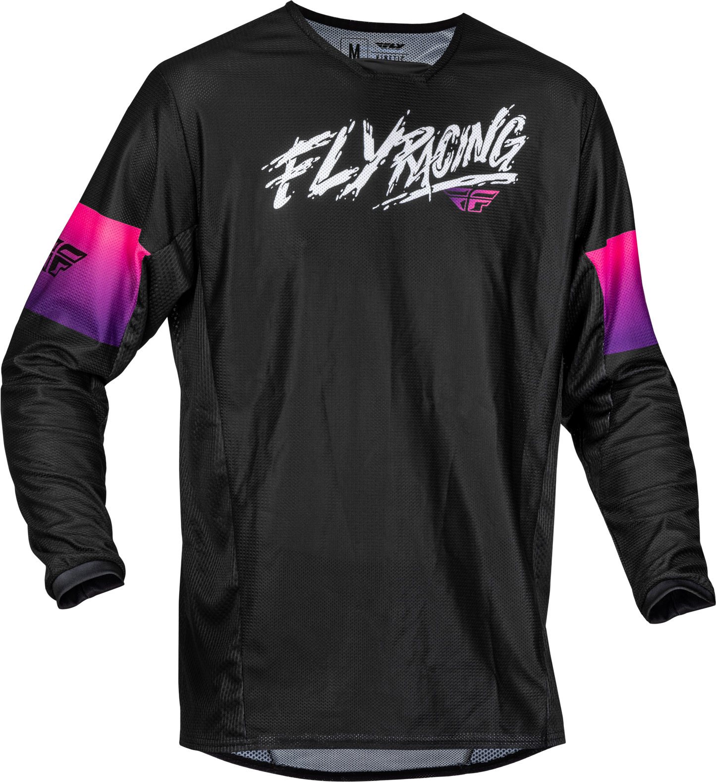 Fly Racing Youth Kinetic Mesh Khaos Racewear Black/Purple/Pink