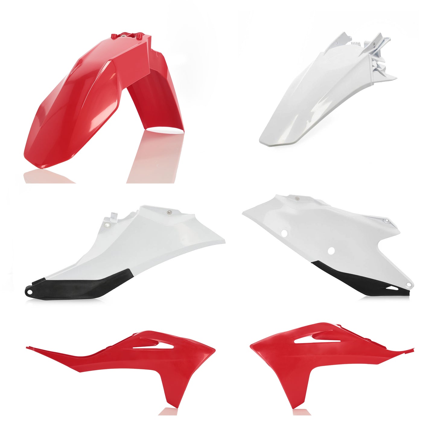 Acerbis Plastic Kit Gas/Ktm Red/White