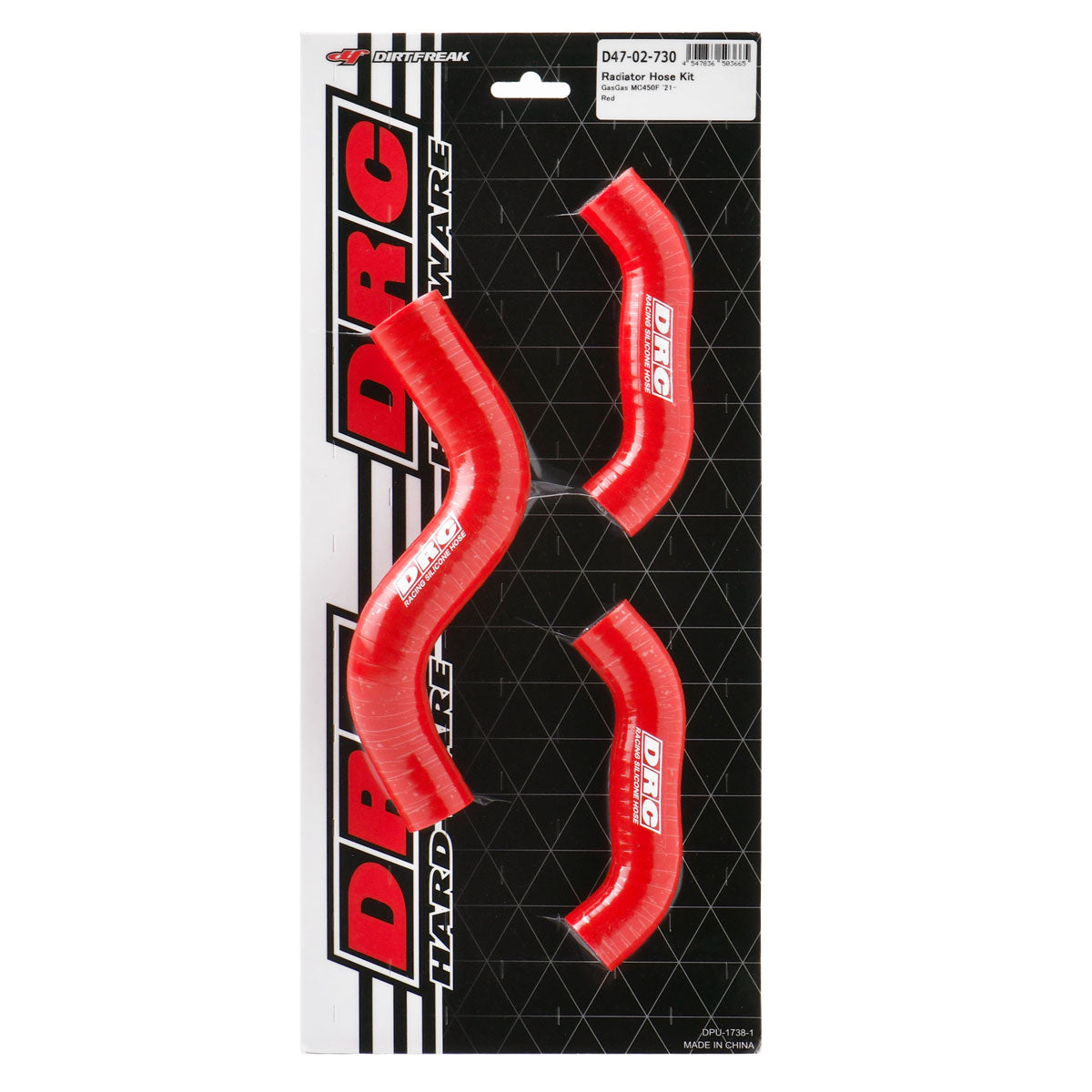 Drc RADIATOR HOSE KIT GASGAS RED