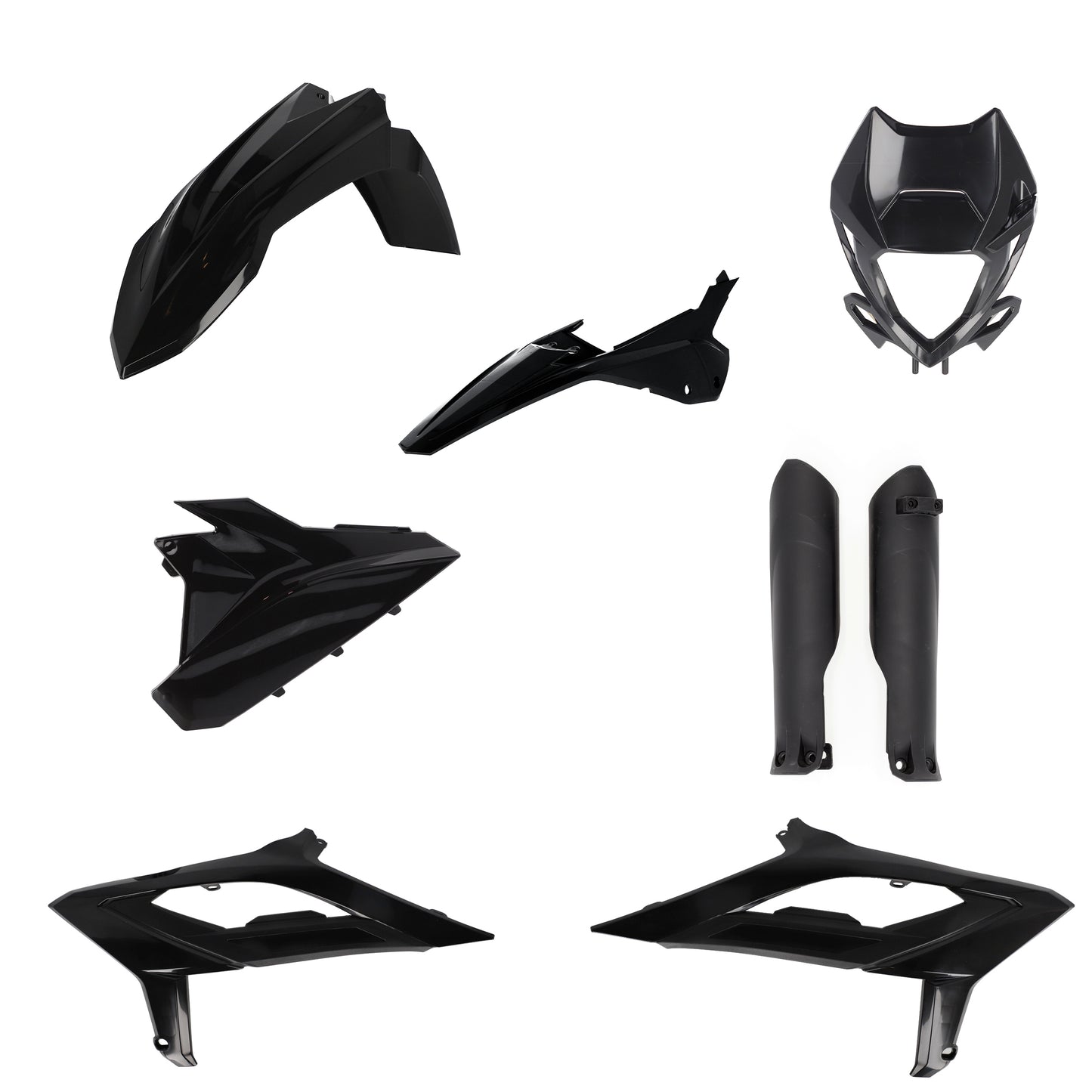 Acerbis Full Plastic Kit Beta Black • #29794-70001