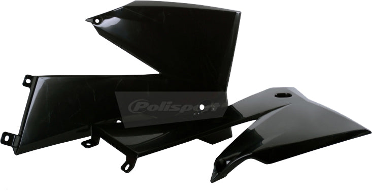 Polisport Radiator Shroud Black • #64-4251