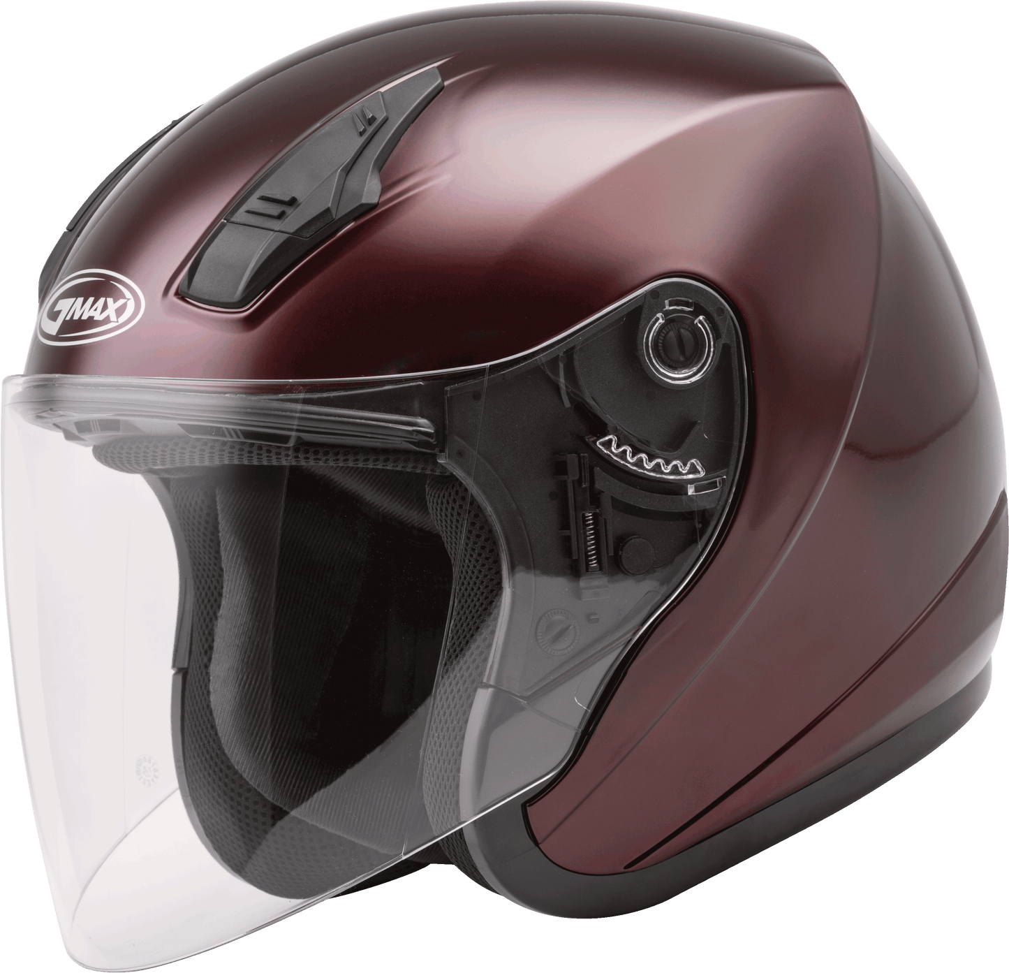 Gmax Of-17 Open-Face Helmet Wine Red Xs