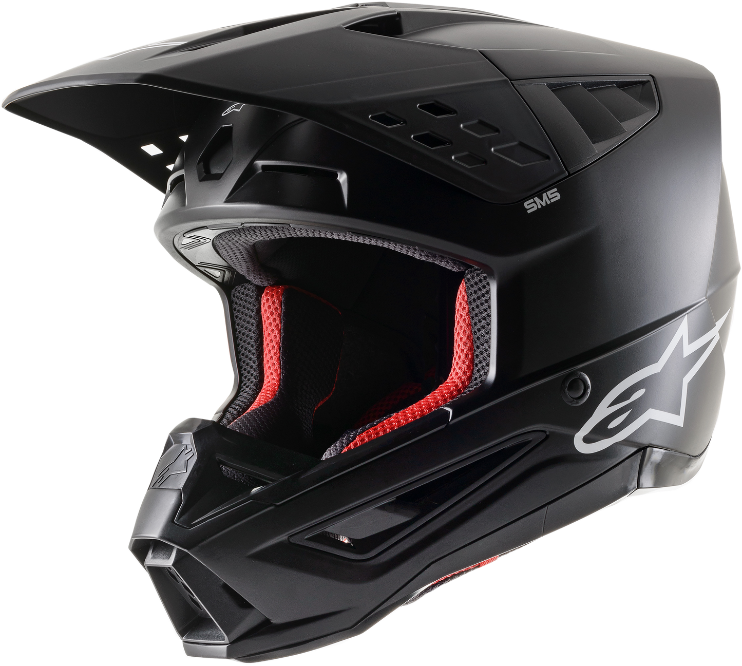 Alpinestars S-M5 Solid Helmet Black Matt Md