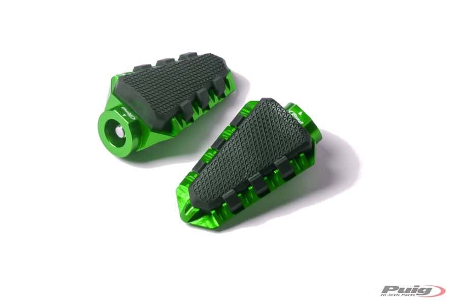 Puig Footpegs Trail Green