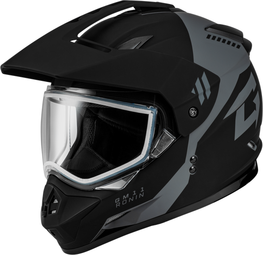 Gmax Gm-11S Ronin Snow Helmet Matte Black/Silver 3X