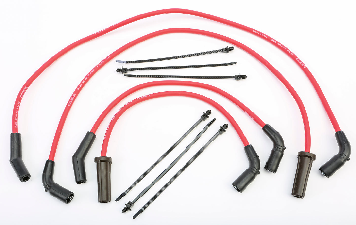 Moroso Ign Wires Ultra 40/Set Red 17-Up M8 Flt