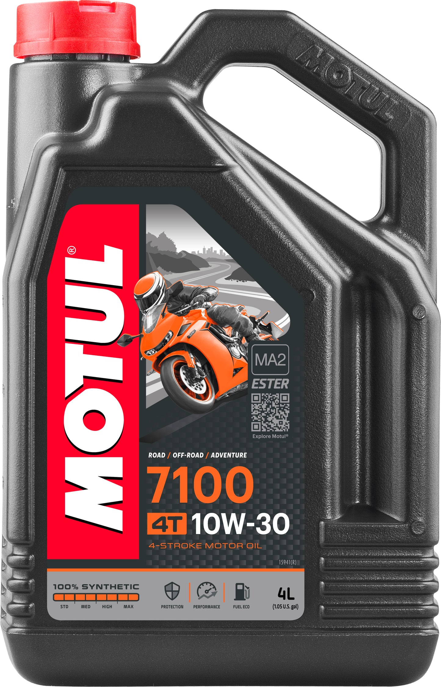 Motul 7100 4T 10W30 4-L 4/Case