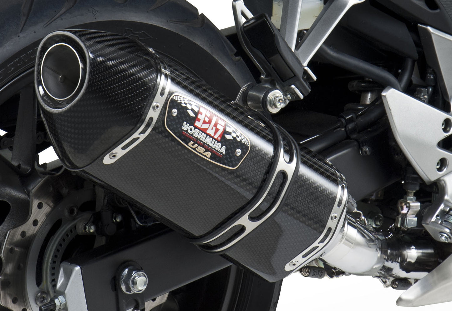 Yoshimura Exhaust Street R-77 Slip-On Ss-Cf-Cf • #960-1211