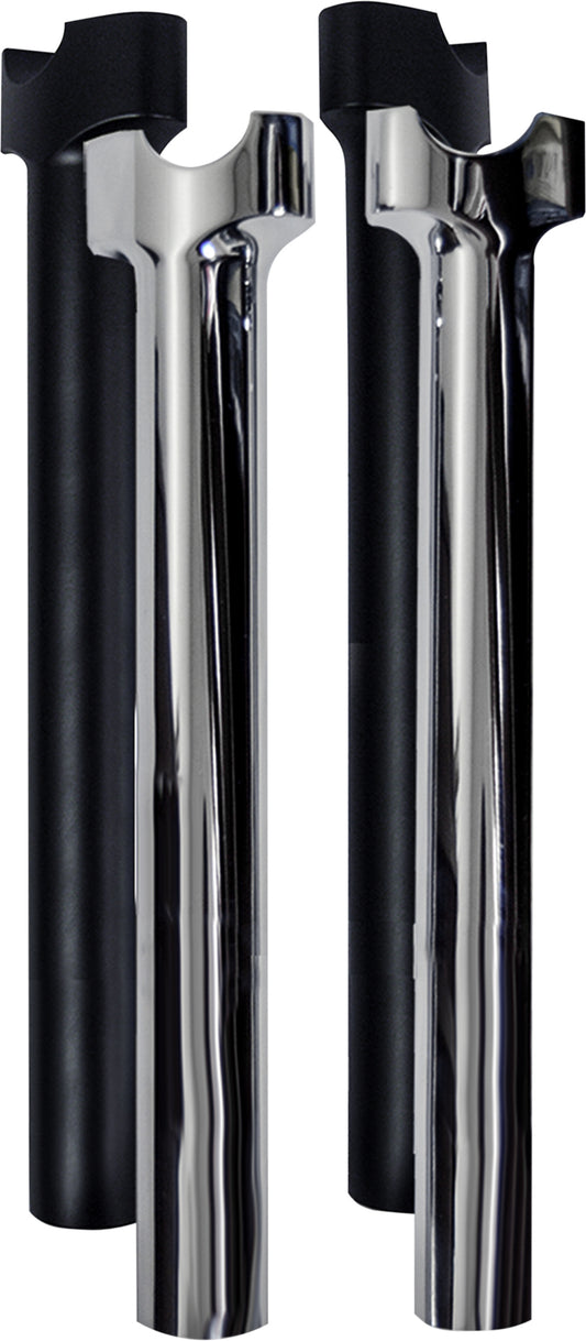 Wild 1 Chubby 12" Straight Risers Chrome