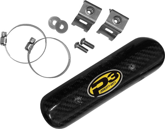 P3 Heat Shield Carbon Fiber 5" Universal