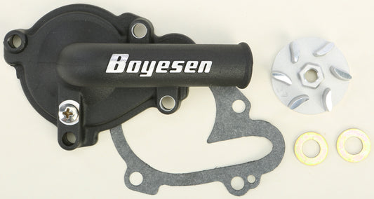 Boyesen Waterpump Cover & Impeller Kit Black • #59-8621B
