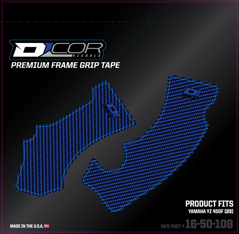 D-Cor Frame Grip Tape Blue Yz 450F