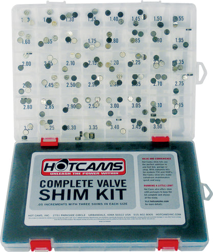 Hot Cams Valve Shim Kit