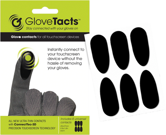 Glovetacts Touchscreen Stickers For Gloves 10/PK