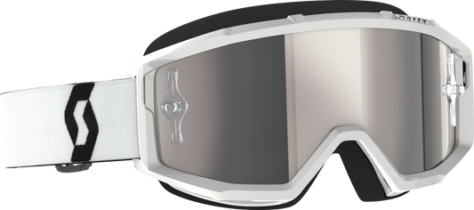 Scott Primal Goggle White Silver Chrome Works