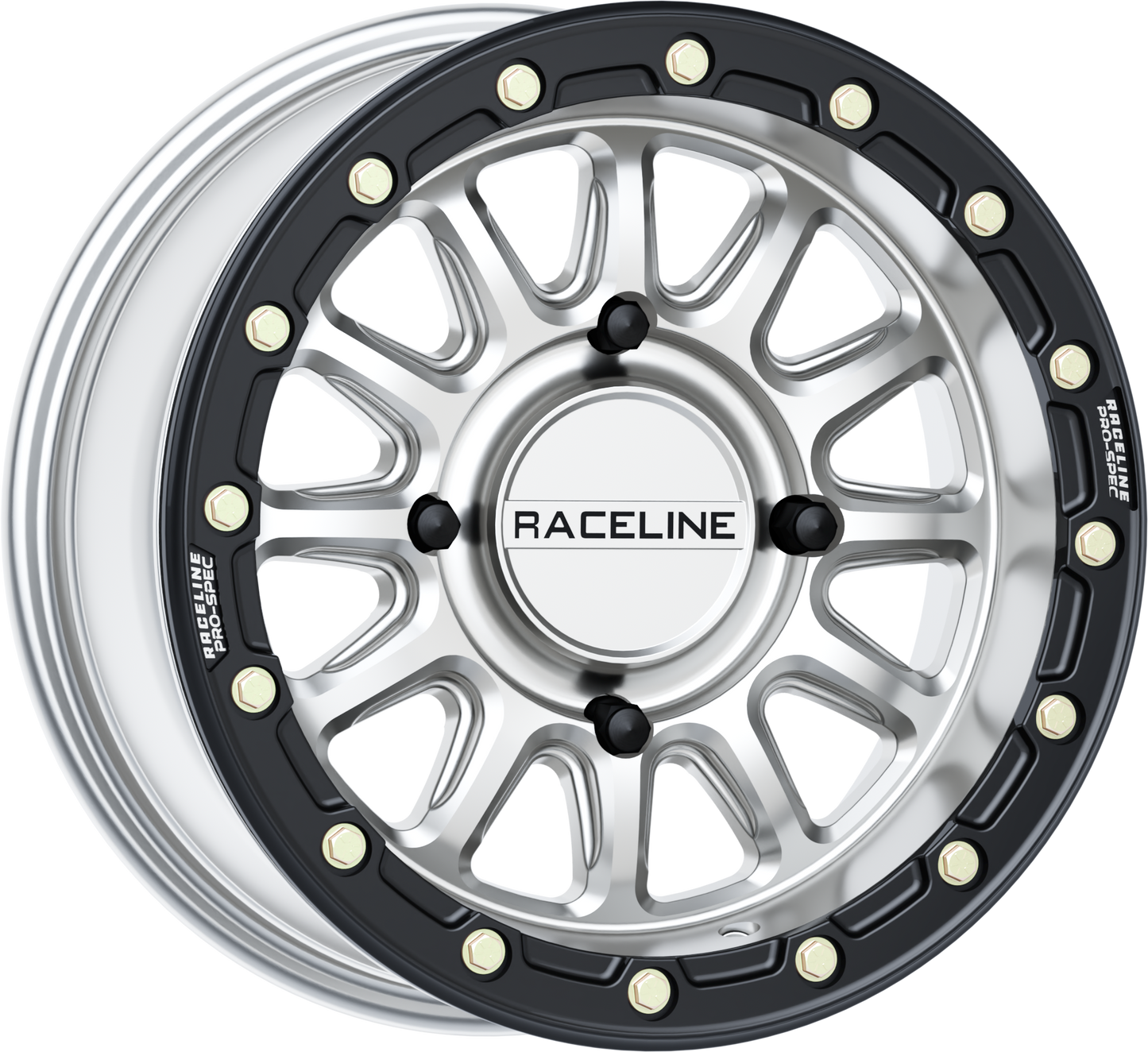 Raceline A14 Alpha Beadlock Silver/Black