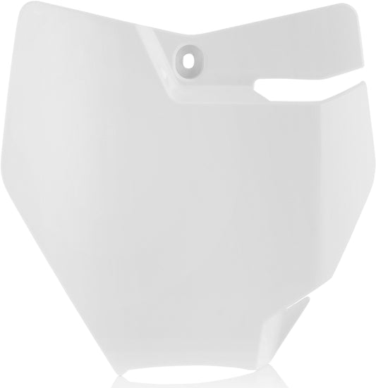 Acerbis Front Number Plate White • #24494-00002