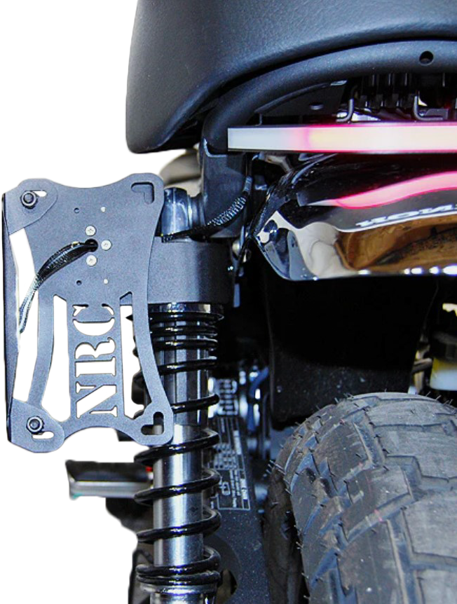 New Rage Cycles Side Mount License Plate