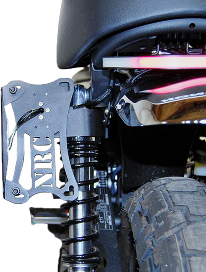 New Rage Cycles Side Mount License Plate