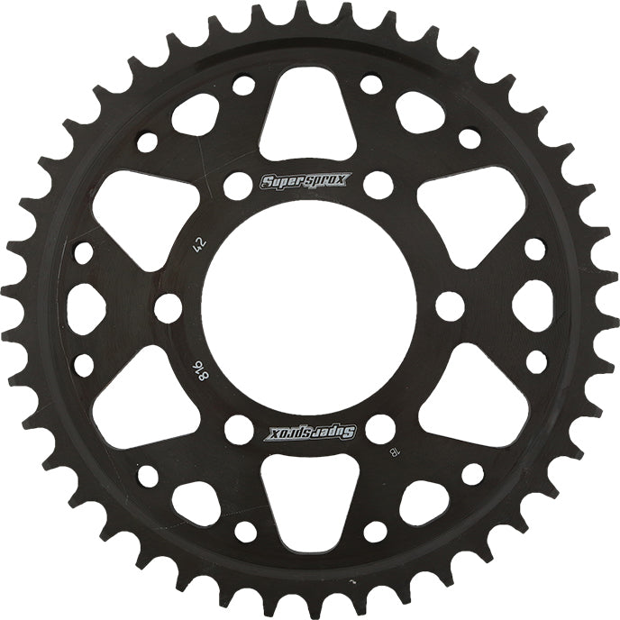 Supersprox Rear Sprocket Steel 42T-530 Blk Suz