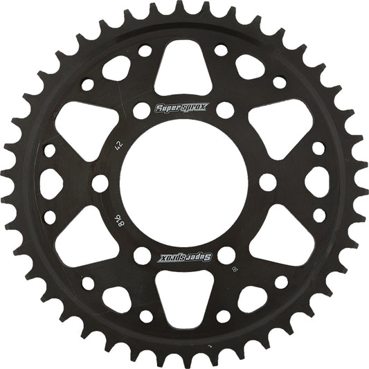 Supersprox Rear Sprocket Steel 42T-530 Blk Suz