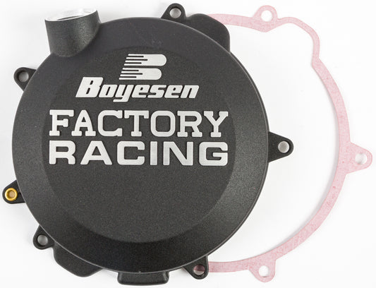 Boyesen Factory Racing Clutch Cover Black • #59-7244AB