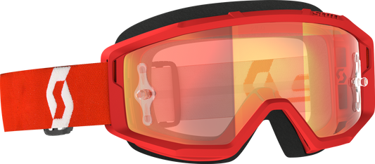 Scott Primal Goggle Red/White Orange Chrome Works