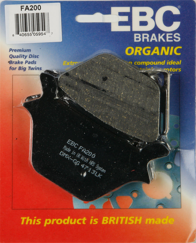 Ebc Brake Pads Fa200 Organic