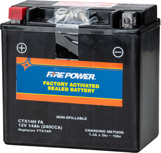 Fire Power Battery Ctx14H Sealed Factory Activated