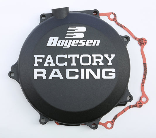 Boyesen Factory Racing Clutch Cover Black • #59-7218B