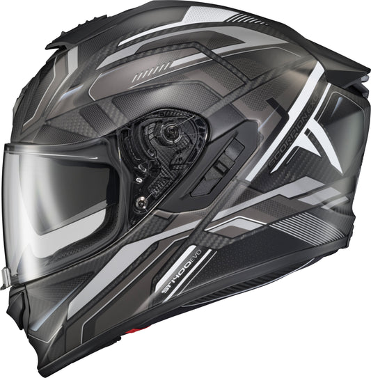 Scorpion Exo Exo-St1400 Evo Carbon Helmet Hex Matte Grey Md