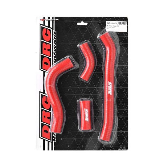 Drc Radiator  Hose  Kit Honda Red