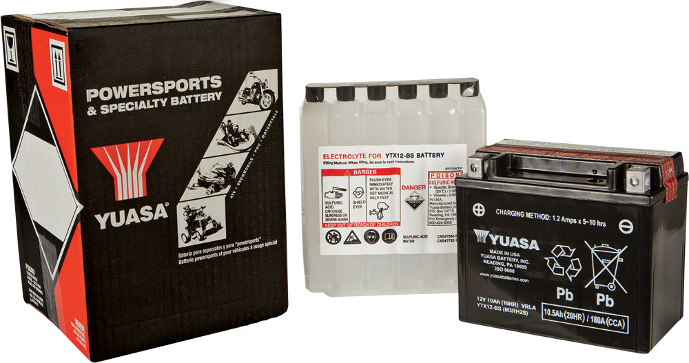 Yuasa Battery Ytx12-Bs Maintenance Free