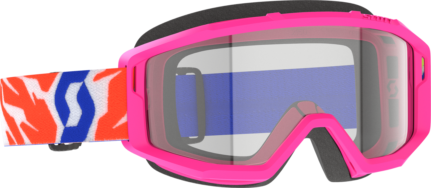 Scott PRIMAL YOUTH GOGGLE PINK CLEAR LENS