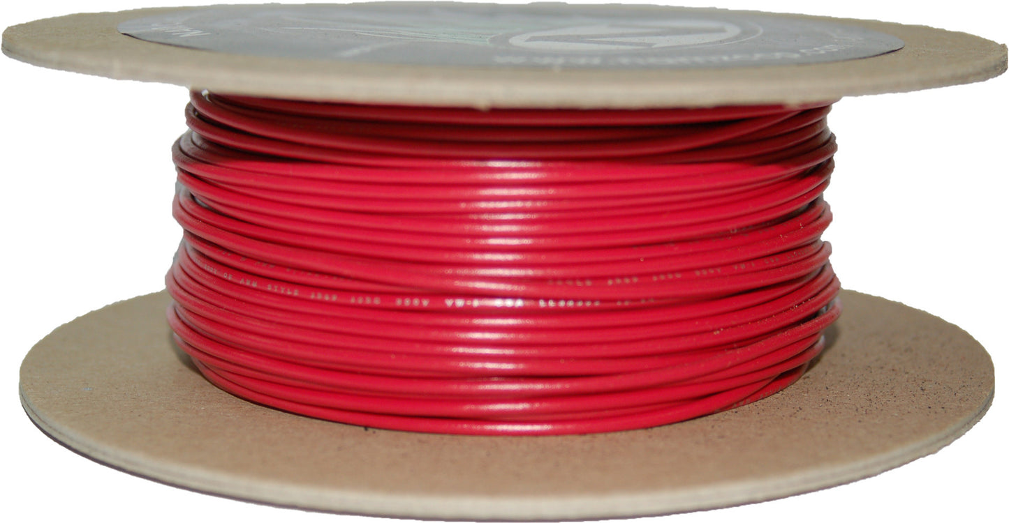 Namz Custom Cycle 100' Spool 20-Gauge Wire (Red)