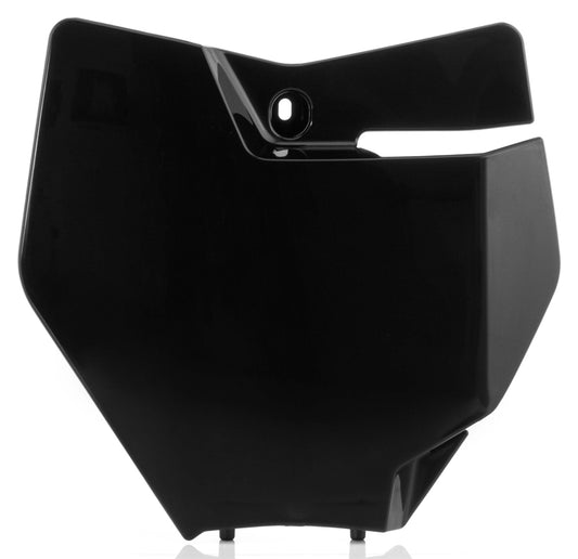Acerbis Front Number Plate Black • #24211-20001