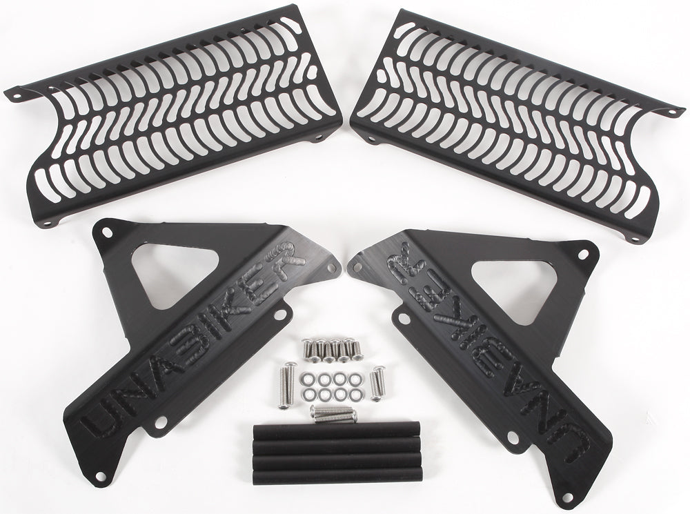 Unabiker Radiator Guard (Black) • #668-5010