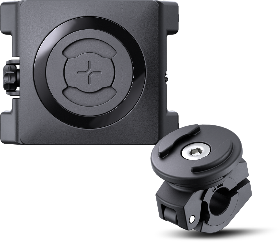 Sp Connect UNIVERSAL CLAMP SPC+ MOTO SCOOTER BUNDLE
