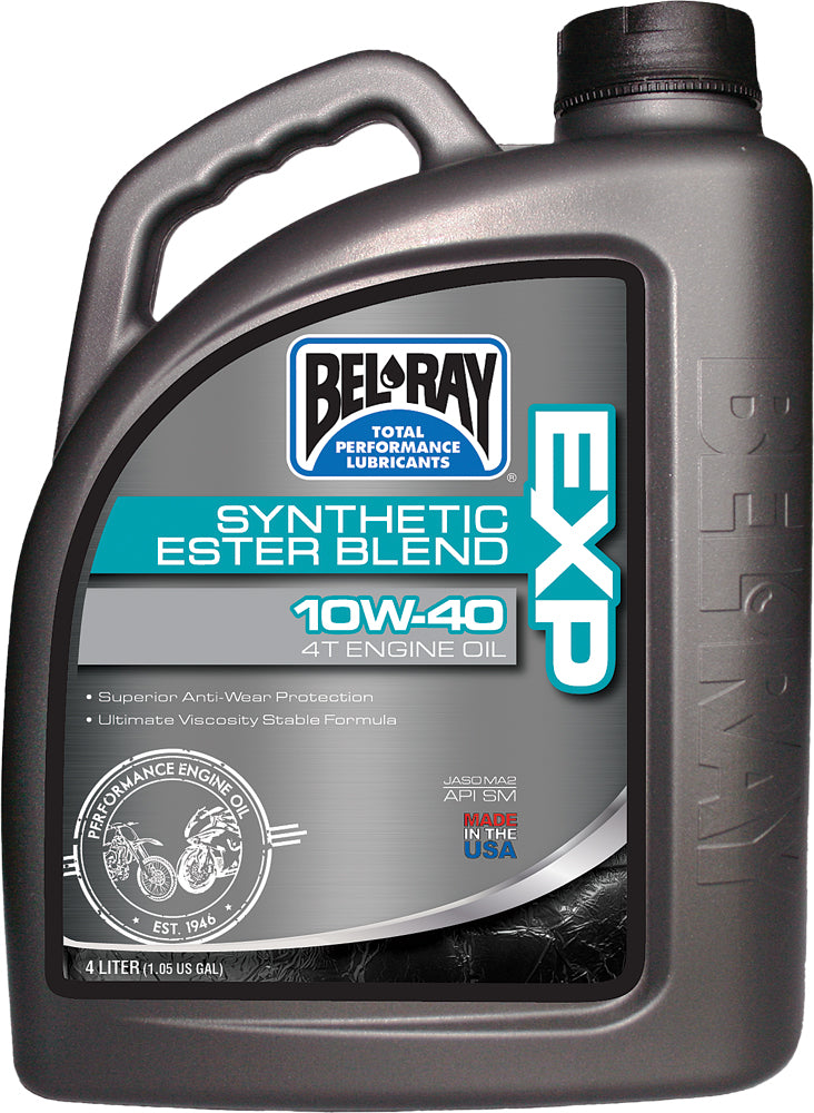 Bel-Ray EXP Semi-Synthetic Ester Blend 4T Engine Oil
