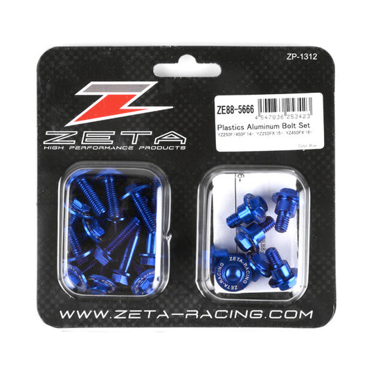 Zeta Aluminum Bolt Kit Blue • #634-8353B