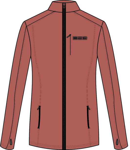 Dsg Performance Fleece Zip Up Terracotta 3X